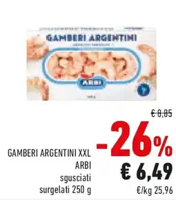 Conad Gamberi argentini XXL ARBI offerta