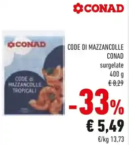 Conad Code di mazzancolle CONAD offerta
