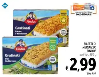 Filetti di merluzzo FINDUS