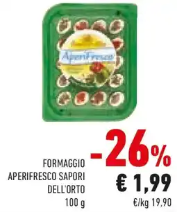 Conad Formaggio aperifresco sapori DELL'ORTO offerta
