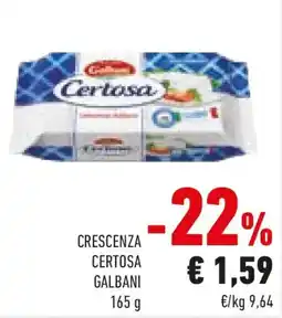 Conad Crescenza certosa GALBANI offerta