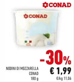 Conad Nodini di mozzarella CONAD offerta