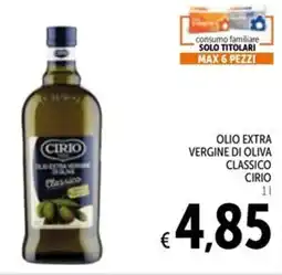 Spazio Conad Olio extra vergine di oliva classico CIRIO offerta