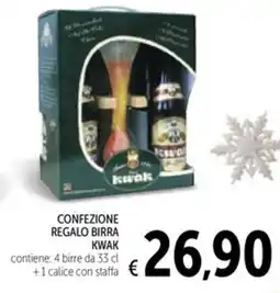 Spazio Conad Confezione regalo birra KWAK offerta