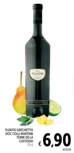 Spazio Conad Plentis grechetto doc colli martani terre de la offerta