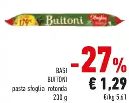 Conad Basi BUITONI offerta