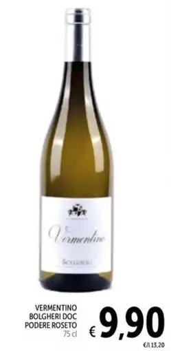 Spazio Conad Vermentino bolgheri doc podere roseto offerta