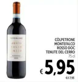 Spazio Conad Còlpetrone montefalco rosso doc tenute del cerro offerta