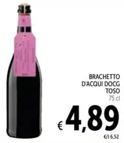 Spazio Conad Brachetto d'acqui docg toso offerta