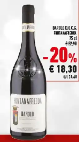 Conad Barolo d.o.c.g. FINTANAFREDDA offerta
