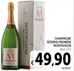Spazio Conad Champagne réserve première MONTAUDON offerta