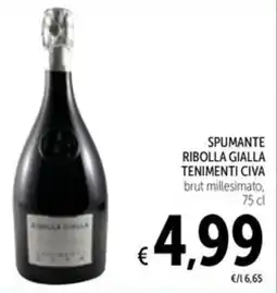 Spazio Conad Spumante ribolla gialla tenimenti civa brut millesimato offerta