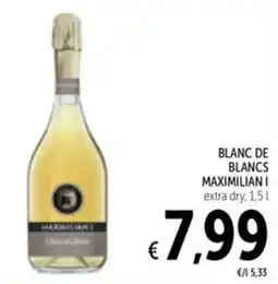 Spazio Conad Blanc de blancs maximilian i extra dry offerta