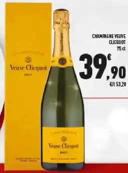 Conad Champagne VELVE CLICQUOT offerta