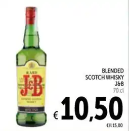 Spazio Conad Blended scotch whisky J&B offerta