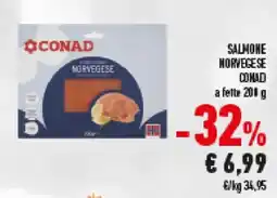 Conad Salmone norvegese CONAD offerta