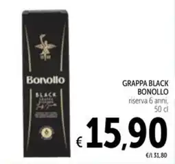 Spazio Conad Grappa black bonollo riserva 6 anni offerta