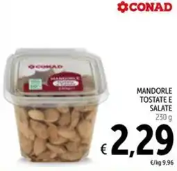 Spazio Conad Mandorle tostate e salate offerta