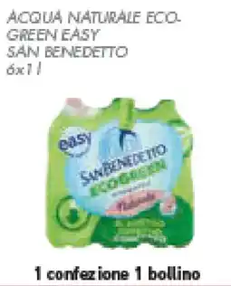 Conad Superstore Acqua naturale ecol green easy SAN BENEDETTO offerta