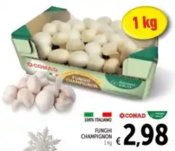 Spazio Conad Funghi champignon offerta