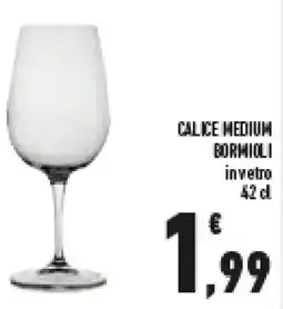 Conad Superstore Calice medium BORMIOLI offerta