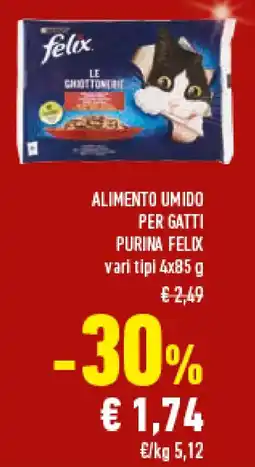 Conad Superstore Alimento umido per gatti purina FELIX offerta