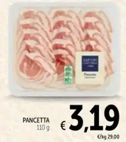 Spazio Conad Sapori dintorni conad pancetta offerta