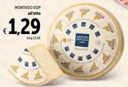 Spazio Conad Sapori dintorni conad montasio dop offerta
