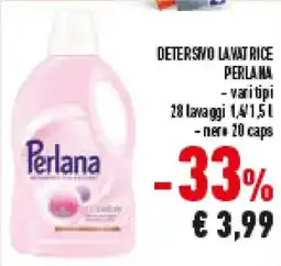Conad Superstore Detersimo lavatrice PERLANA offerta
