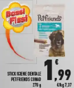Conad Superstore Stick Igiene dentale PETFRIENDS CONAD offerta