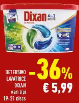 Conad Superstore Detersivo lavatrice DIXAN offerta