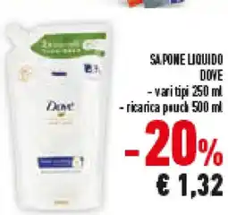Conad Superstore Sapone liquido DOVE offerta