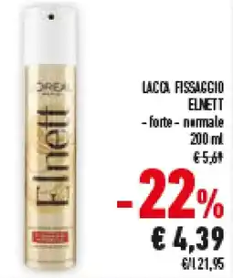 Conad Superstore Lacca fissaggio ELNETT offerta