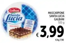 Spazio Conad Mascarpone santa lucia GALBANI offerta
