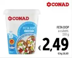 Spazio Conad Conad feta dop a cubetti offerta