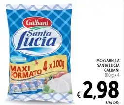 Spazio Conad Mozzarella santa lucia GALBANI offerta