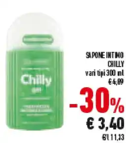 Conad Superstore Sapone intimo CHILLY offerta