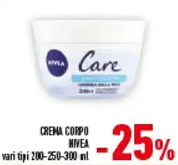 Conad Superstore Crema corpo NIVEA offerta