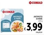 Spazio Conad Conad antipasto di mare offerta