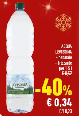 Conad Superstore Acqua LEVISSIMA offerta