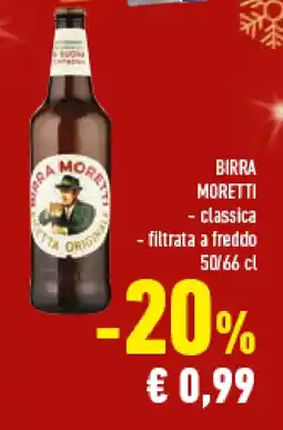 Conad Superstore Birra MORETTI offerta