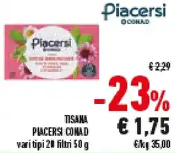 Conad Superstore Tisana piacersi CONAD offerta