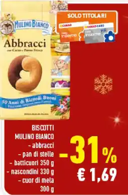 Conad Superstore Biscotti MULINO BIANCO offerta