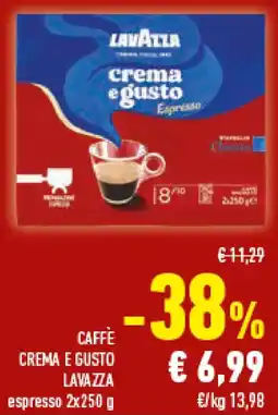 Conad Superstore Caffè crema e gusto LAVAZZA offerta