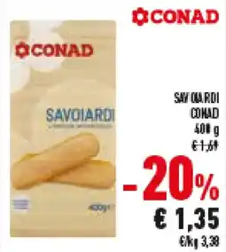 Conad Superstore Savoiardi CONAD offerta