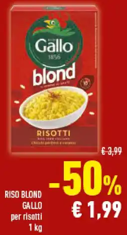 Conad Superstore Riso blond GALLO per risotti offerta
