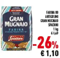 Conad Superstore Farina co antigruni gran mughaio SPADONI offerta