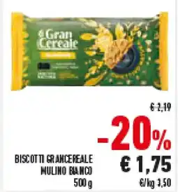 Conad Superstore Biscotti grancereale MULINO BIANCO offerta