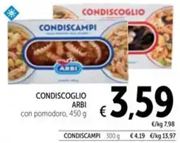 Spazio Conad Condiscoglio arbi con pomodoro offerta
