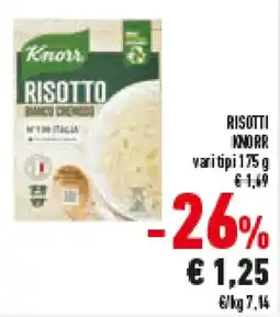 Conad Superstore Risotti KNORR offerta